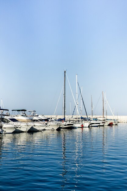 private yachts in port