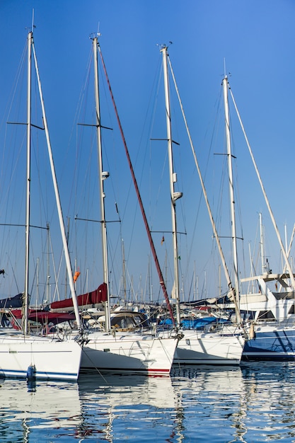 private yachts in port