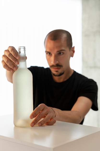 Product photographer doing his job in the studio