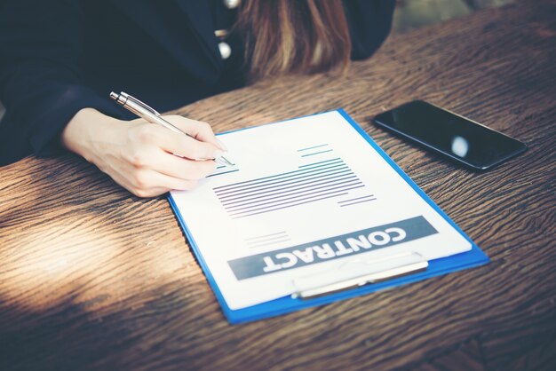 professional businesswoman desk talking schedule