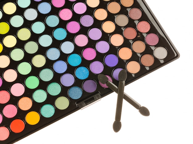 Free photo professional makeup palette