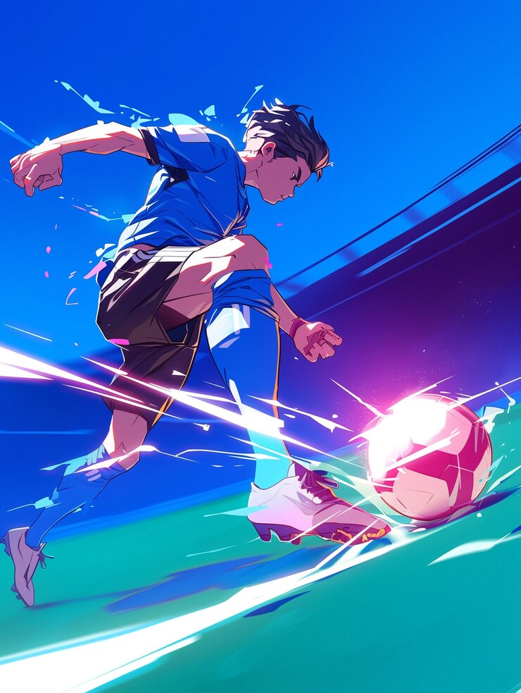 無料Photo プロサッカー選手の漫画