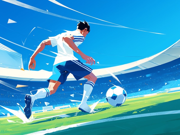 無料Photo プロサッカー選手の漫画