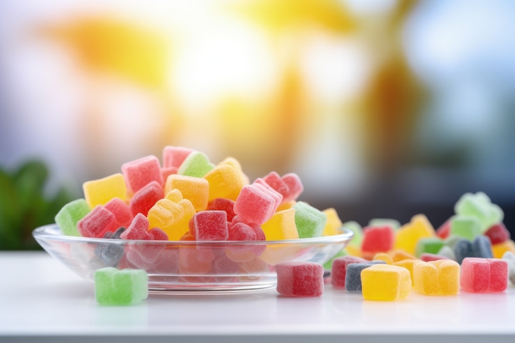 Free Photo protein gummy snacks for healthy lifestyle