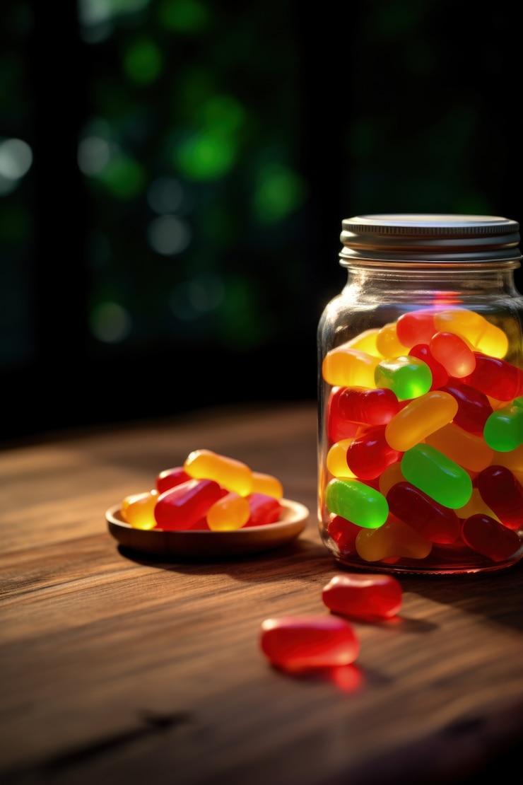 Free Photo protein gummy snacks for healthy lifestyle