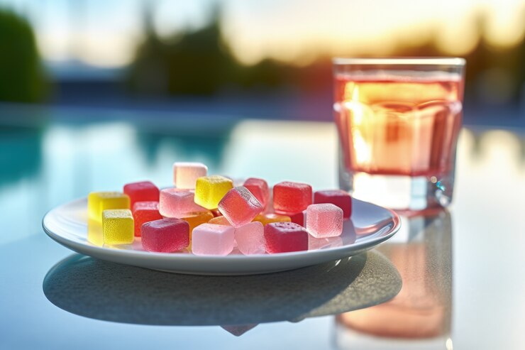 Free Photo protein gummy snacks for healthy lifestyle