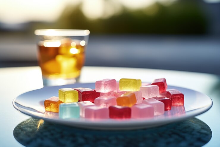 Free Photo protein gummy snacks for healthy lifestyle
