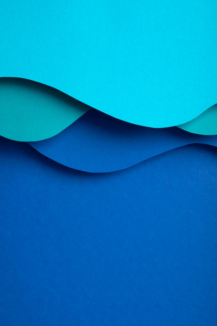 Free Photo psychedelic paper shapes with copy space