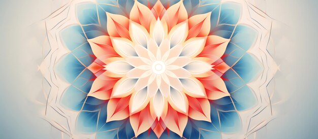 psychedelic rosette AI generated