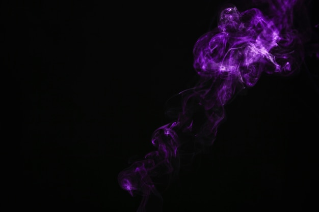 Puff of purple smoke