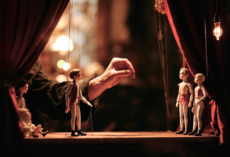 Free Photo puppet show performance