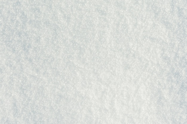 Pure white snow surface