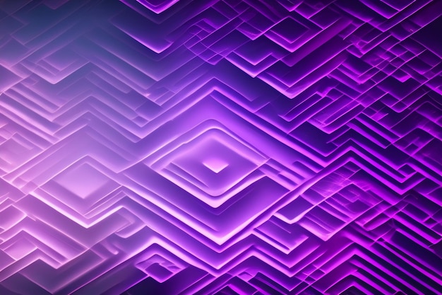 無料写真 正方形と線のパターンを持つ紫色の抽象的な背景。