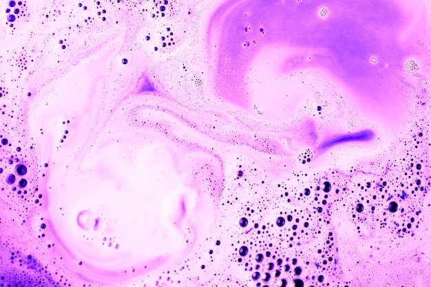 Free photo purple bath bomb bubble background