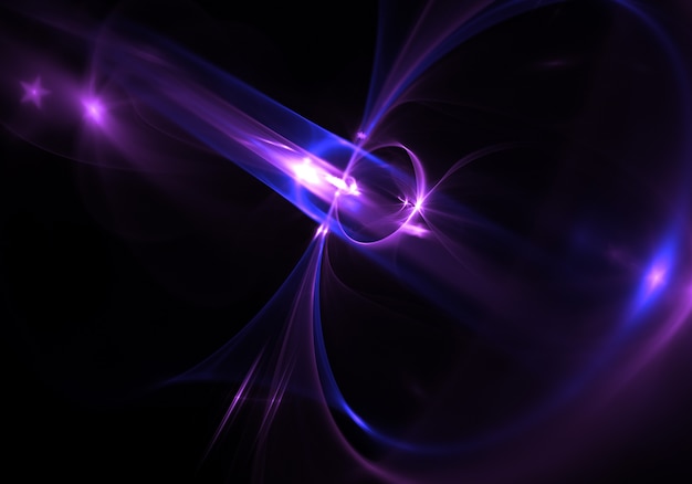 Purple and blue lens flare background