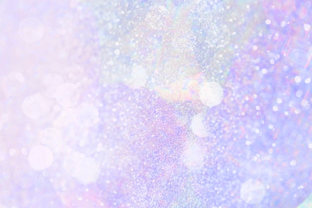 Purple bokeh glitter hologram