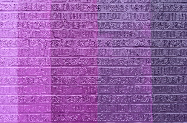 Purple brick wall background