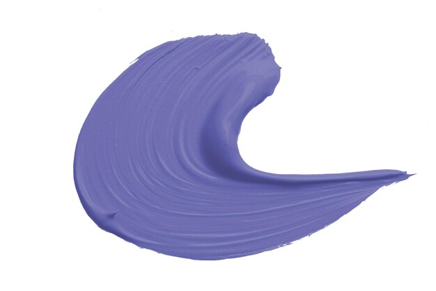 Purple brush strokes isolated on white background