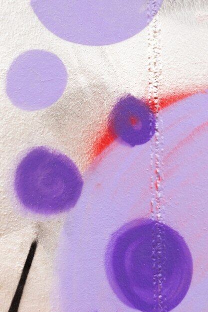 Purple circles wall background