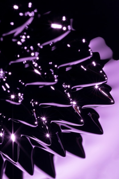 Бесплатное фото Фиолетовый крупный ферромагнитный металл