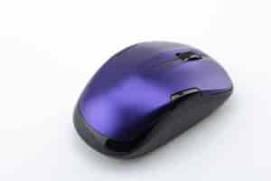 Free photo purple computer mouse