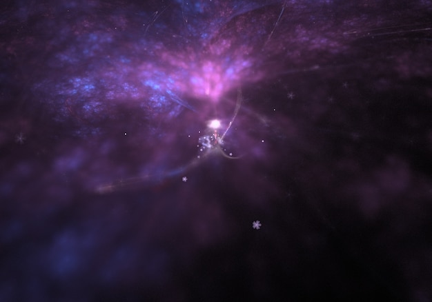 Purple cosmos background