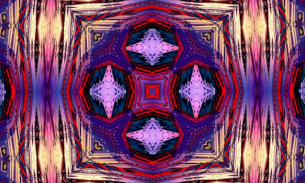 Фиолетовый крест калейдоскоп фон. красивая разноцветная текстура калейдоскопа. уникальный дизайн калейдоскопа, уникальная форма, прекрасная текстура, фиолетовый абстрактный узор.