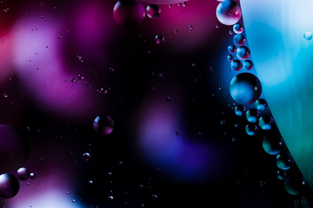 Фиолетовая роса на фоне абстрактного водянистого утра