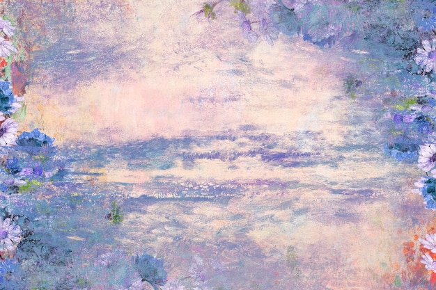無料写真 紫の花の壁のテクスチャ背景