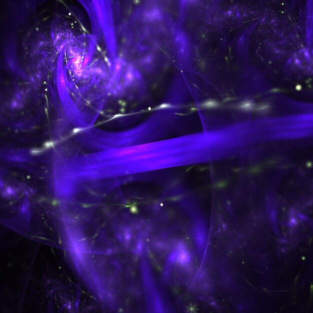 Purple fractal lights background