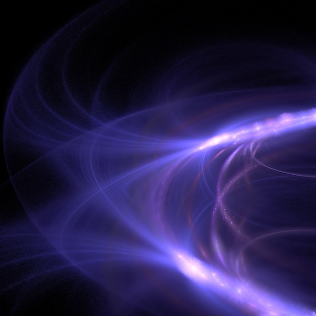 Purple fractal lights wallpaper