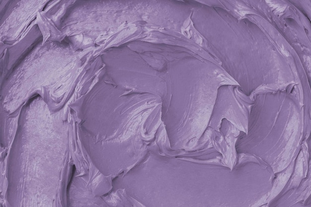 Purple frosting texture background close-up