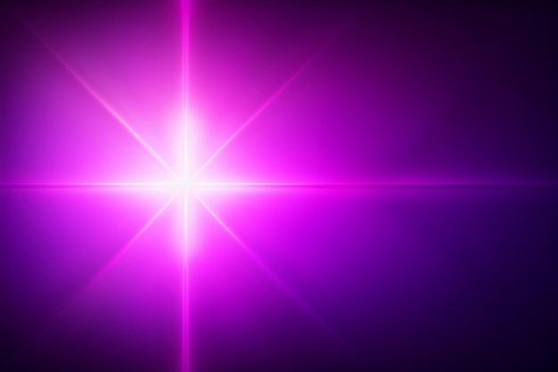 Purple light on a black background