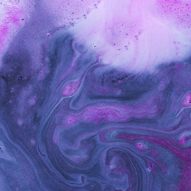 Free Photo purple liquid with light pink foam