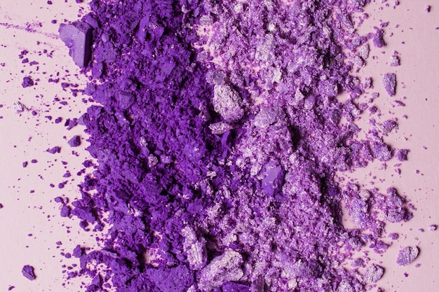 Purple make up powder