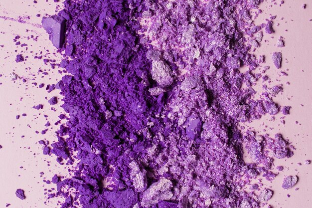 Purple make up powder