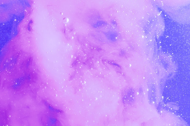 Free Photo purple shade smoke on starry night stars