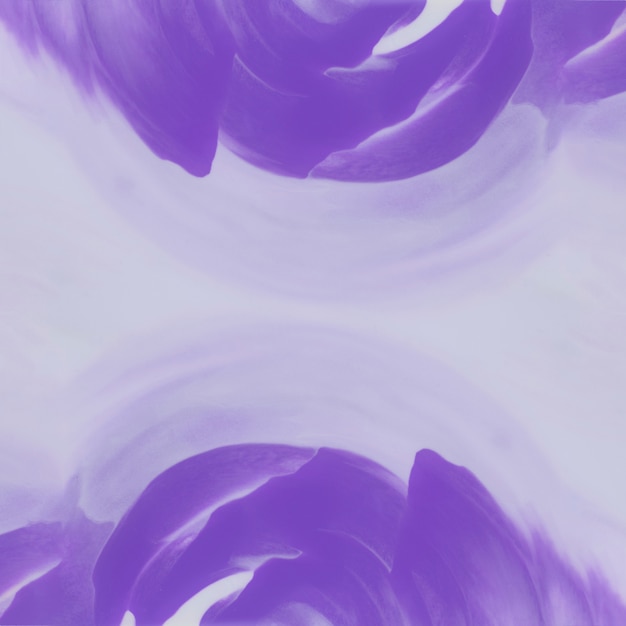 紙の上の紫の水彩抽象絵画