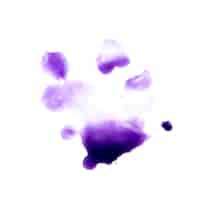 Free photo purple watercolor drop