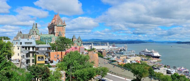 Free photo quebec city cityscape