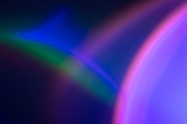ネオンledライトと虹のグラデーションの背景