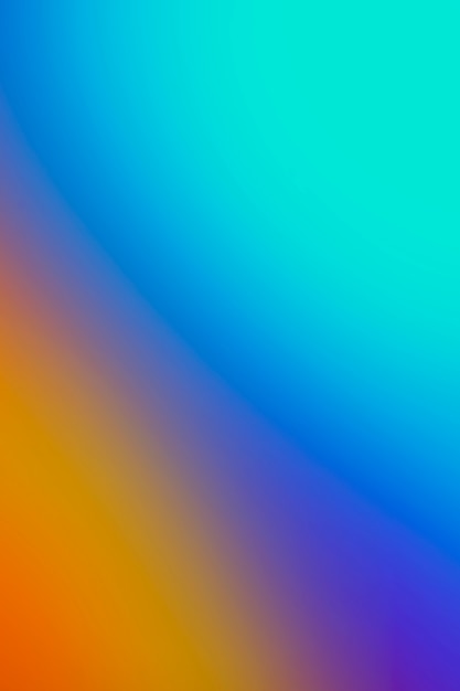 Rainbow gradient of colors