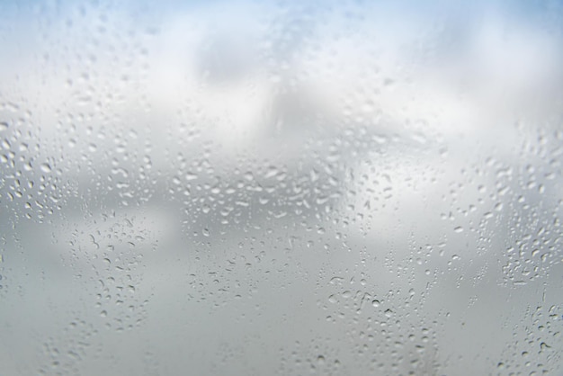 Free photo rainy day - behind car window