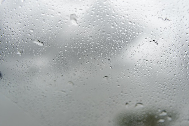 Rainy day - behind car window