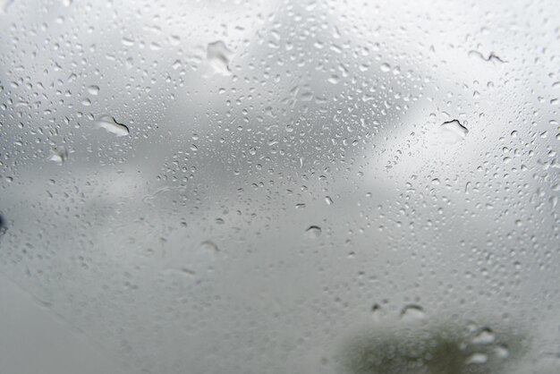 Rainy day - behind car window