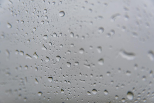 Rainy day - behind car window