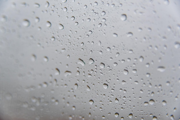 Rainy day - behind car window