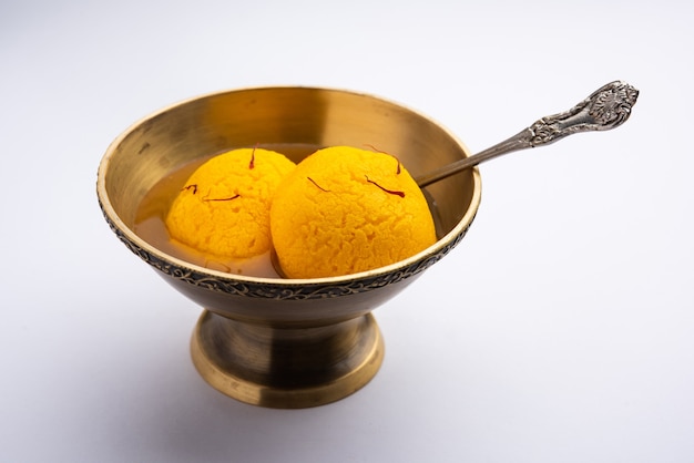 Rajbhog is a traditional bengali sweet dish made using  paneer or chena and flavoured with saffron and rose essence