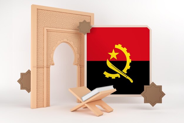 Foto gratuita ramadan angola e background islamico