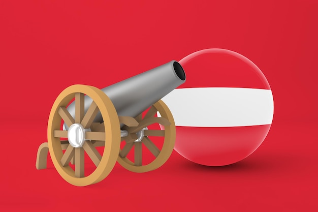 Foto gratuita ramadan austria con il cannone